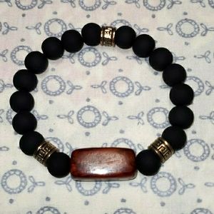 Men's Black & Brown Bracelet